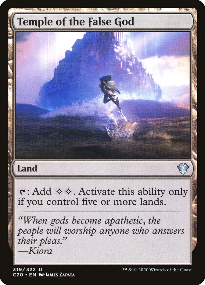 Temple of the False God [Commander 2020] | Local Legends
