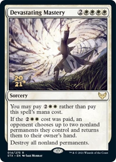 Devastating Mastery [Strixhaven: School of Mages Prerelease Promos] | Golgari Games