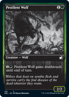 Pestilent Wolf [Innistrad: Double Feature] | Golgari Games