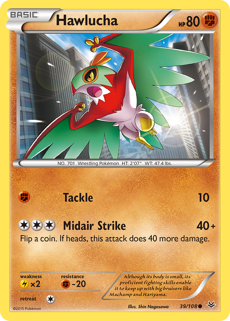 Hawlucha (39/108) [XY: Roaring Skies] | Golgari Games