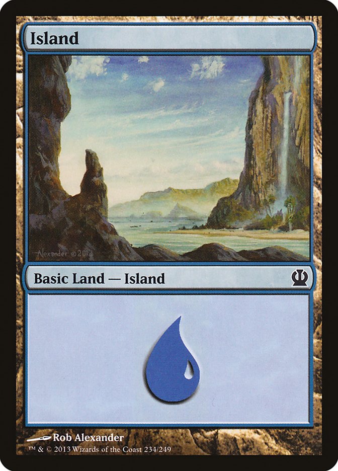 Island (234) [Theros] | Golgari Games