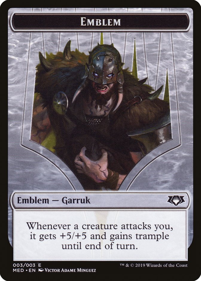 Garruk, Apex Predator Emblem [Mythic Edition Tokens] | Golgari Games