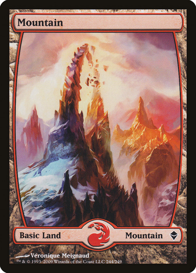 Mountain (244) [Zendikar] | Golgari Games