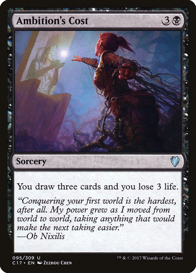 Ambition's Cost [Commander 2017] | Local Legends