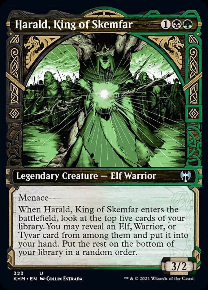 Harald, King of Skemfar (Showcase) [Kaldheim] | Local Legends