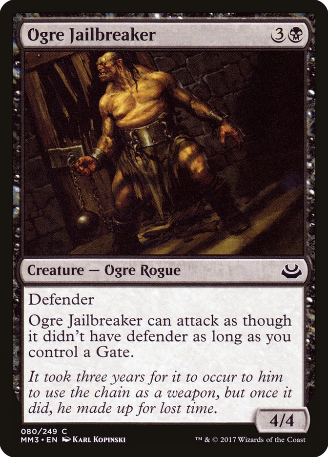 Ogre Jailbreaker [Modern Masters 2017] | Golgari Games