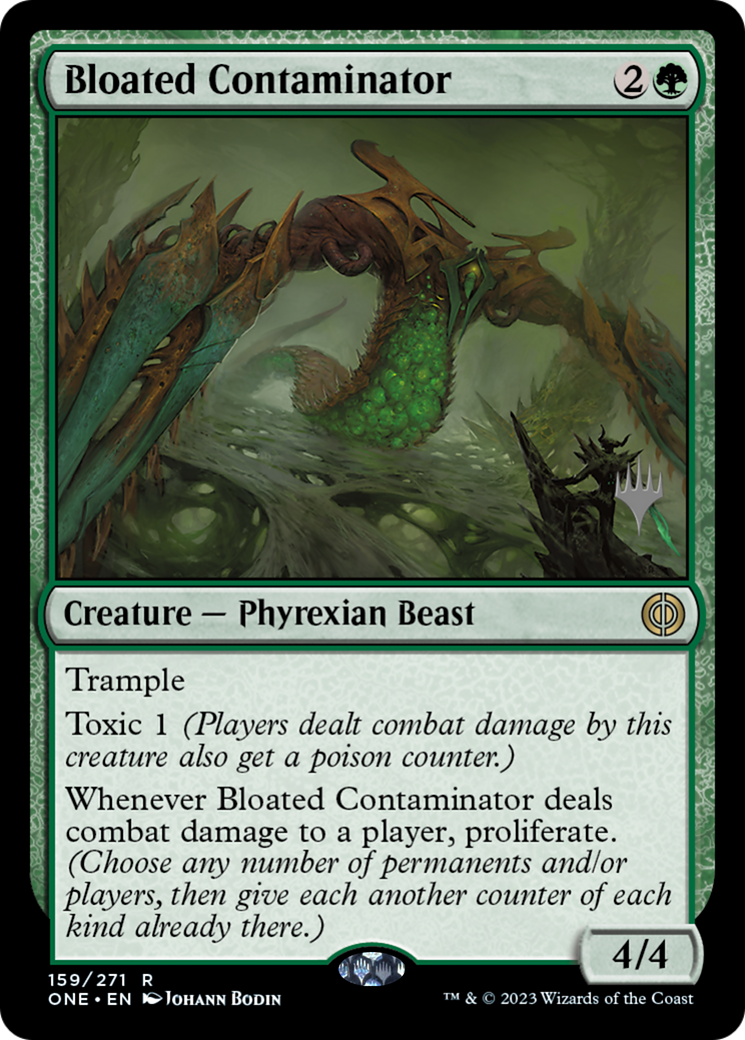 Bloated Contaminator (Promo Pack) [Phyrexia: All Will Be One Promos] | Golgari Games