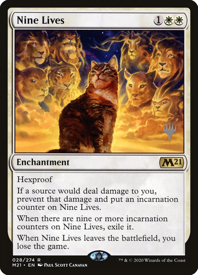 Nine Lives (Promo Pack) [Core Set 2021 Promos] | Golgari Games