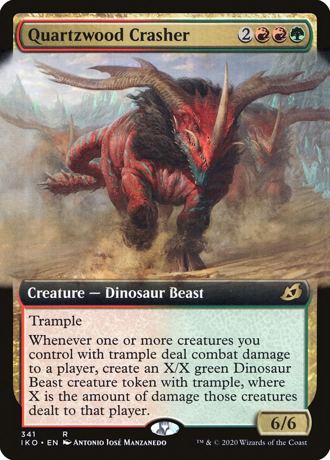 Quartzwood Crasher (Extended Art) [Ikoria: Lair of Behemoths] | Local Legends