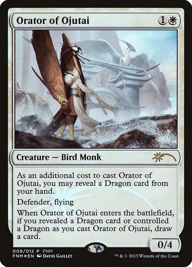 Orator of Ojutai [Friday Night Magic 2015] | Golgari Games