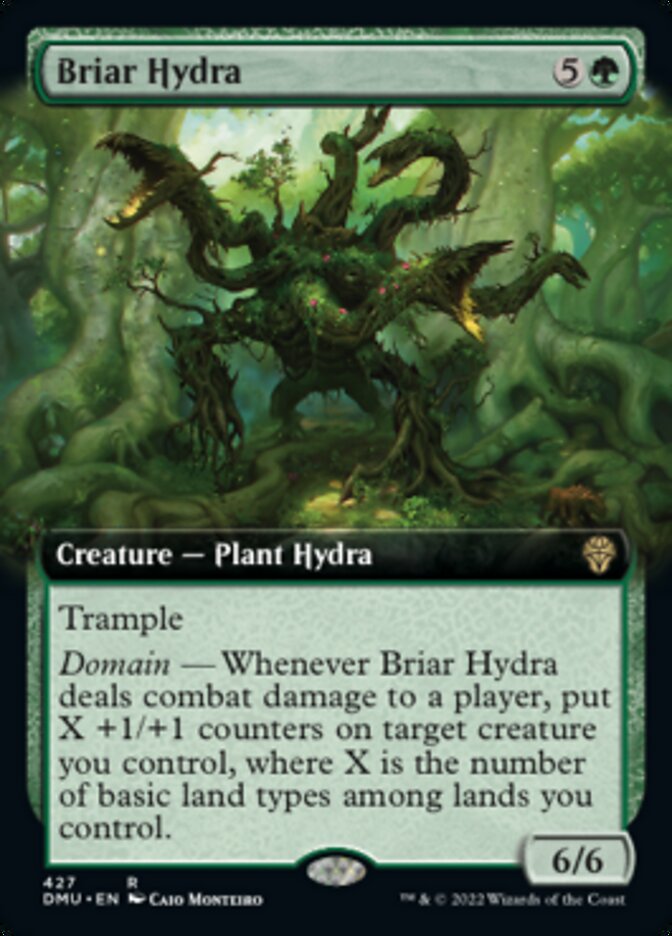 Briar Hydra (Extended Art) [Dominaria United] | Golgari Games