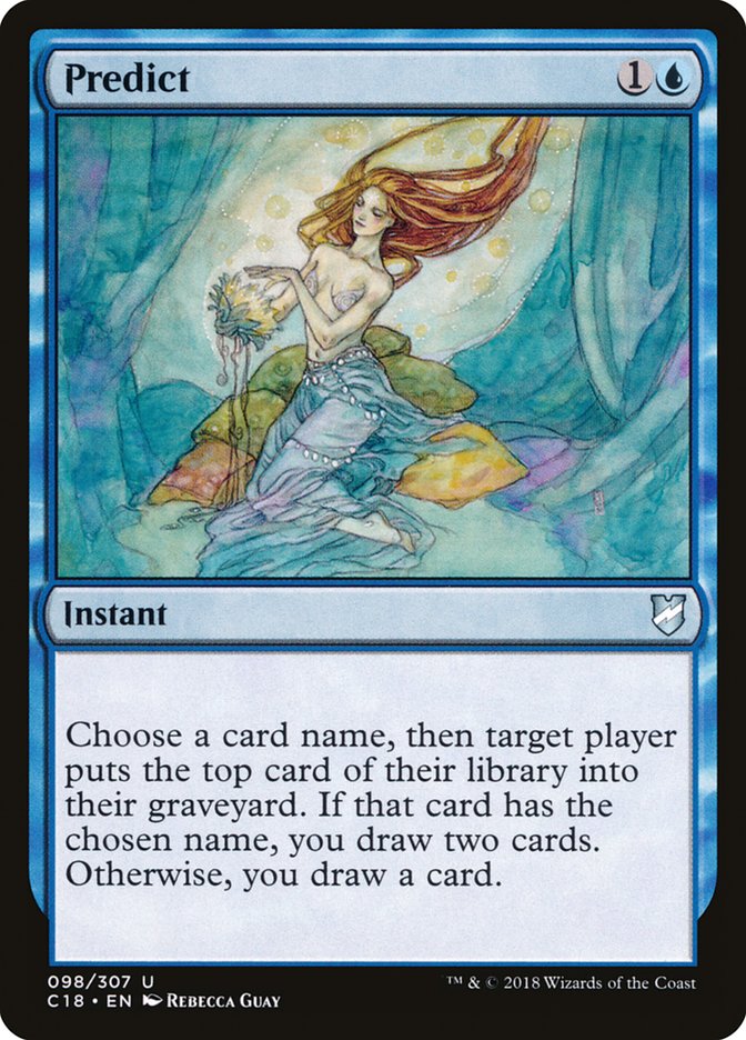 Predict [Commander 2018] | Local Legends