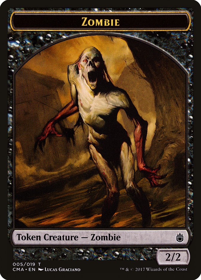 Zombie Token [Commander Anthology Tokens] | Golgari Games