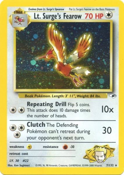 Lt. Surge's Fearow (7/132) [Gym Heroes Unlimited] | Local Legends