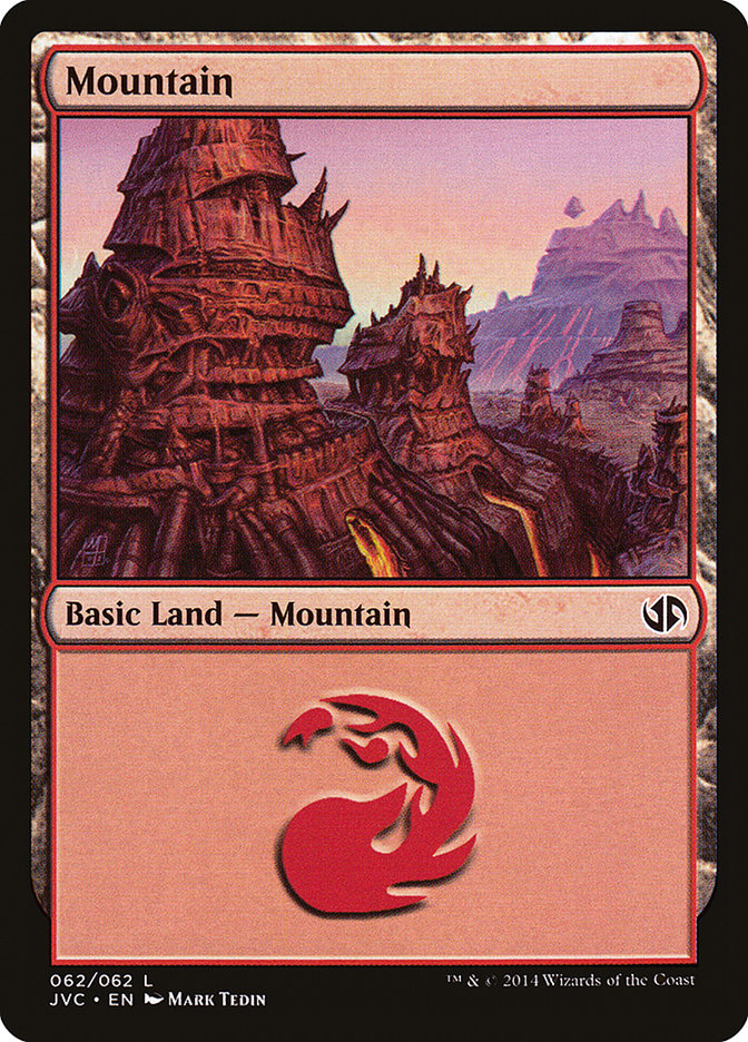 Mountain (62) [Duel Decks Anthology] | Local Legends