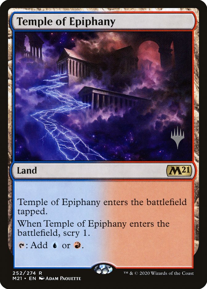 Temple of Epiphany (Promo Pack) [Core Set 2021 Promos] | Golgari Games