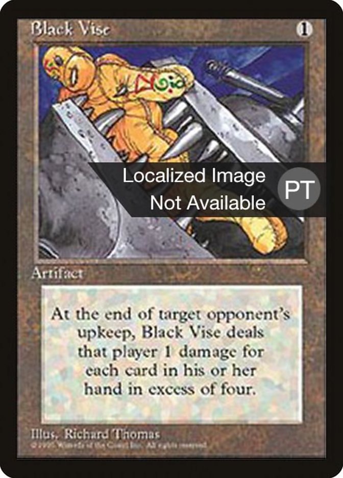 Black Vise [Fourth Edition (Foreign Black Border)] | Local Legends