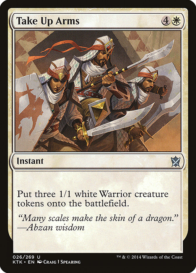 Take Up Arms [Khans of Tarkir] | Local Legends