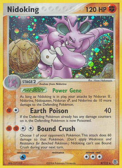 Nidoking (8/112) [EX: FireRed & LeafGreen] | Golgari Games