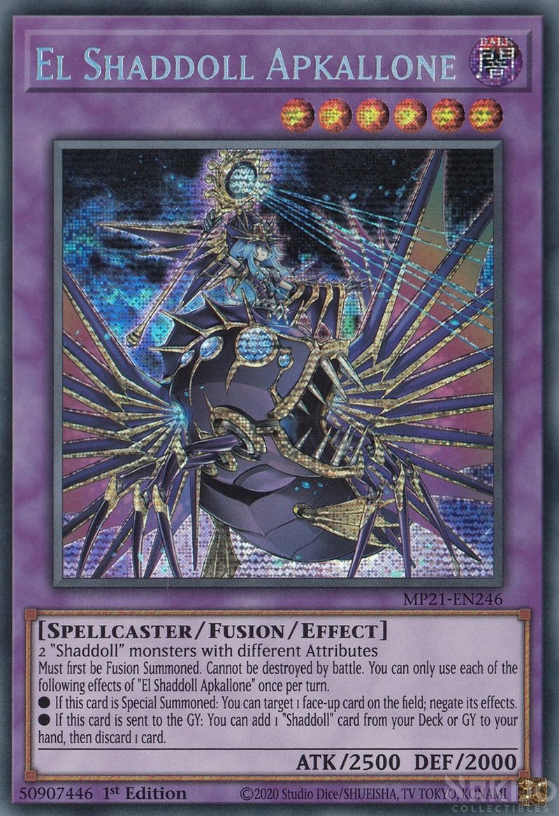 El Shaddoll Apkallone [MP21-EN246] Prismatic Secret Rare | Golgari Games