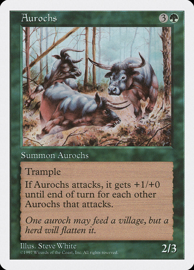 Aurochs [Fifth Edition] | Golgari Games