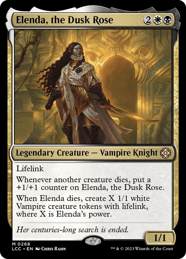 Elenda, the Dusk Rose [The Lost Caverns of Ixalan Commander] | Local Legends