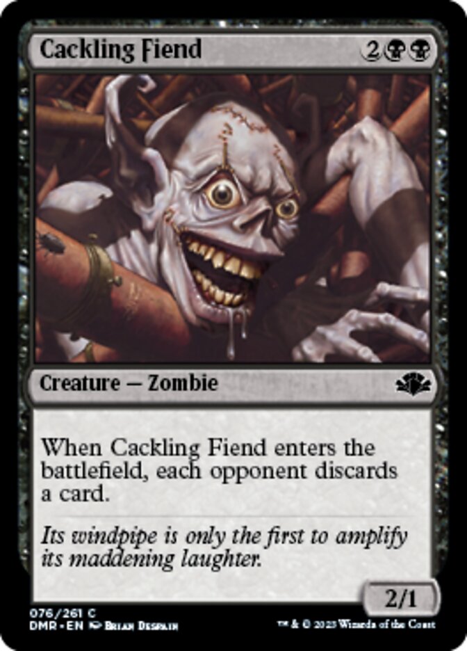 Cackling Fiend [Dominaria Remastered] | Local Legends