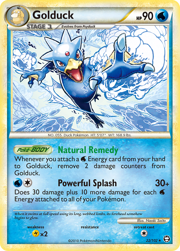 Golduck (22/102) [HeartGold & SoulSilver: Triumphant] | Golgari Games