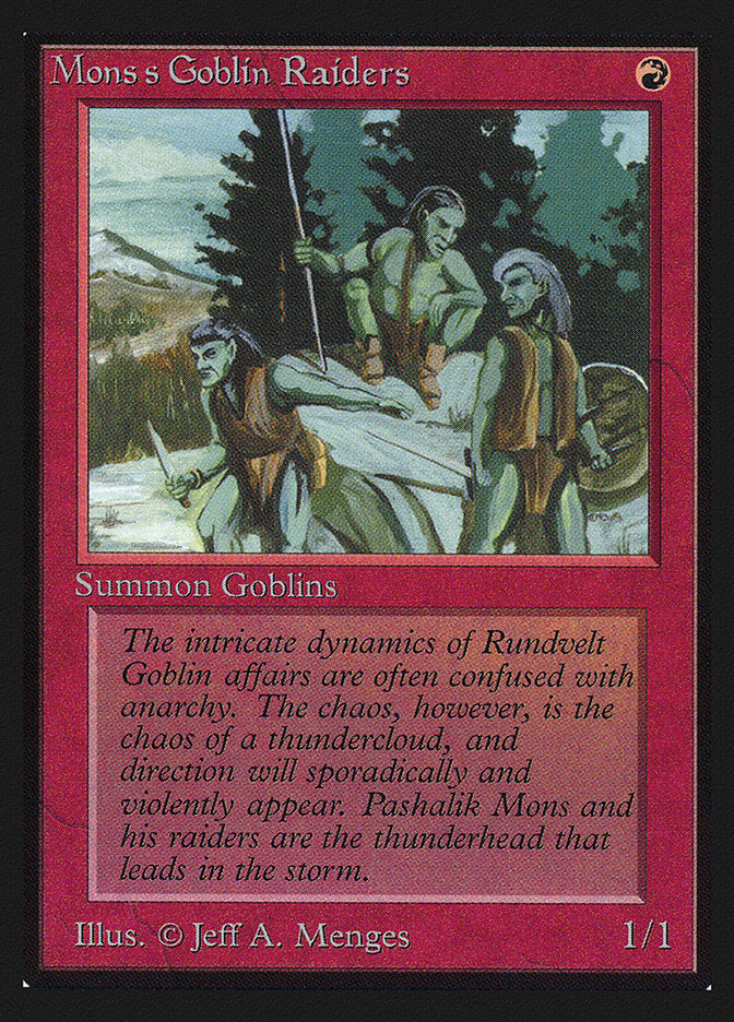 Mons's Goblin Raiders [International Collectors' Edition] | Local Legends