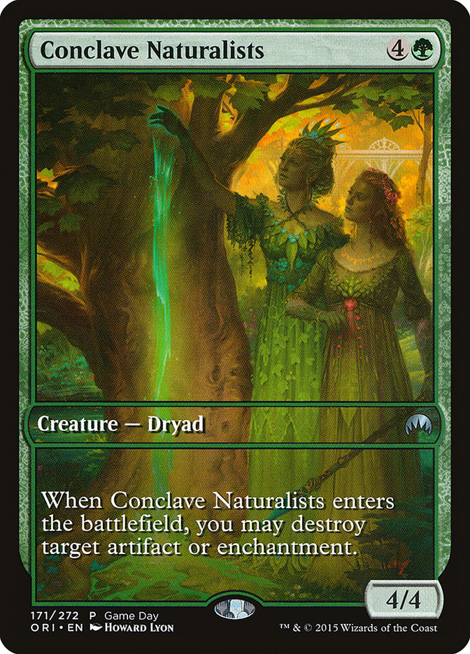 Conclave Naturalists (Game Day) [Magic Origins Promos] | Golgari Games