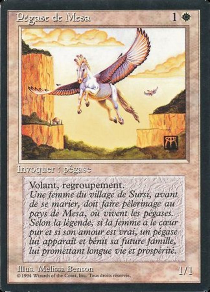 Mesa Pegasus [Foreign Black Border] | Golgari Games