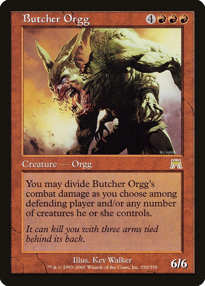 Butcher Orgg [Onslaught] | Golgari Games