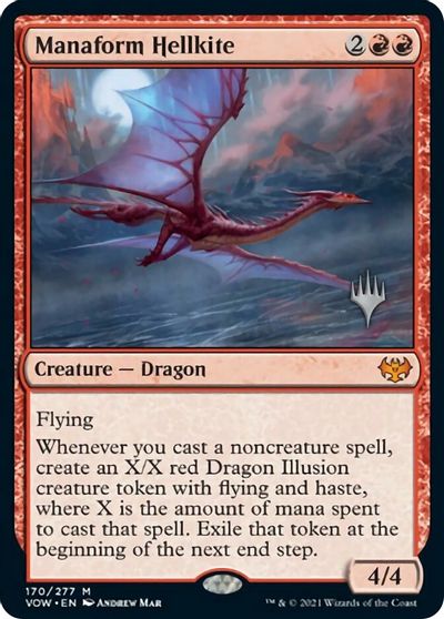 Manaform Hellkite (Promo Pack) [Innistrad: Crimson Vow Promos] | Golgari Games