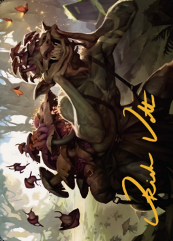 Sprouting Goblin Art Card (Gold-Stamped Signature) [Dominaria United Art Series] | Local Legends
