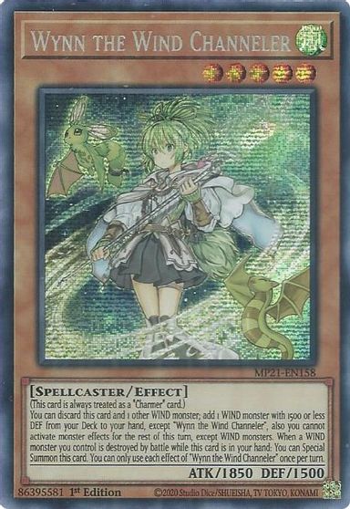 Wynn the Wind Channeler [MP21-EN158] Prismatic Secret Rare | Golgari Games