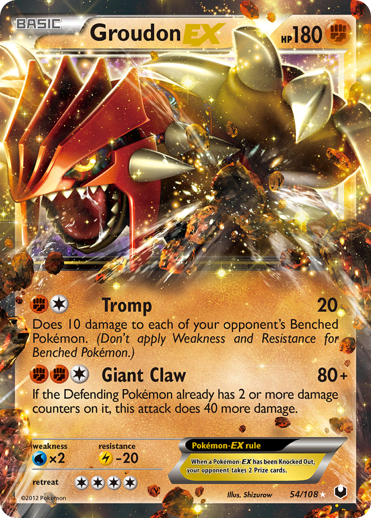 Groudon EX (54/108) [Black & White: Dark Explorers] | Golgari Games