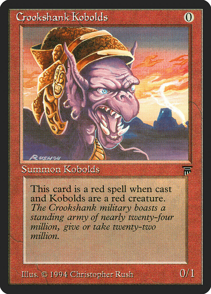 Crookshank Kobolds [Legends] | Golgari Games