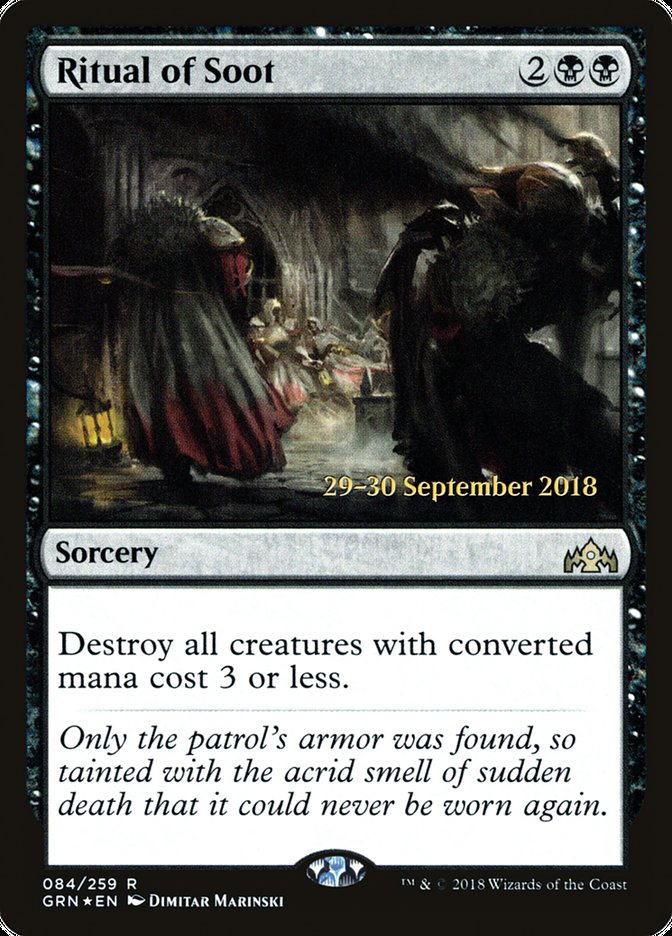 Ritual of Soot [Guilds of Ravnica Prerelease Promos] | Local Legends