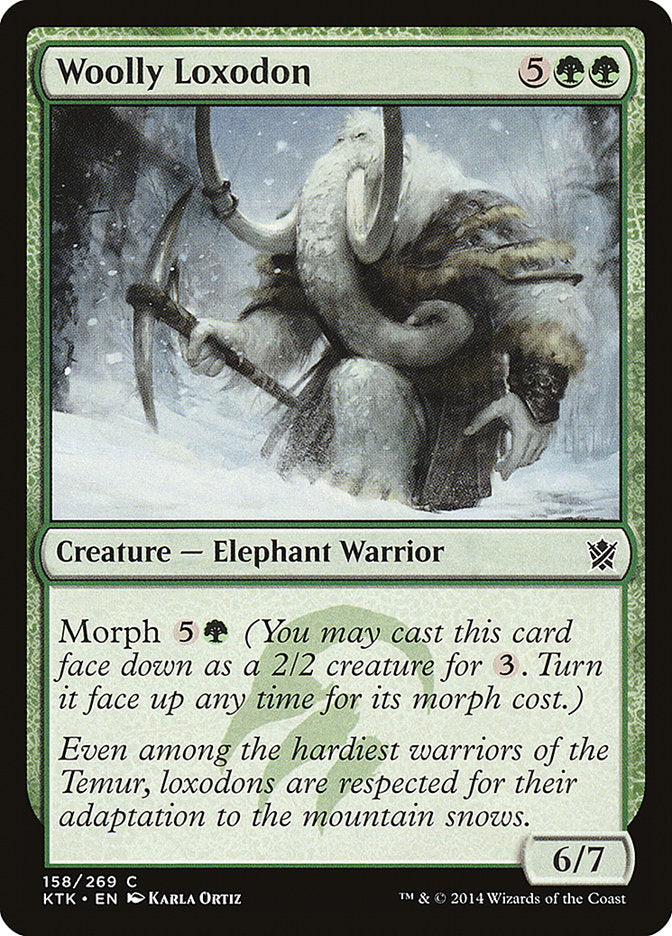 Woolly Loxodon [Khans of Tarkir] | Golgari Games