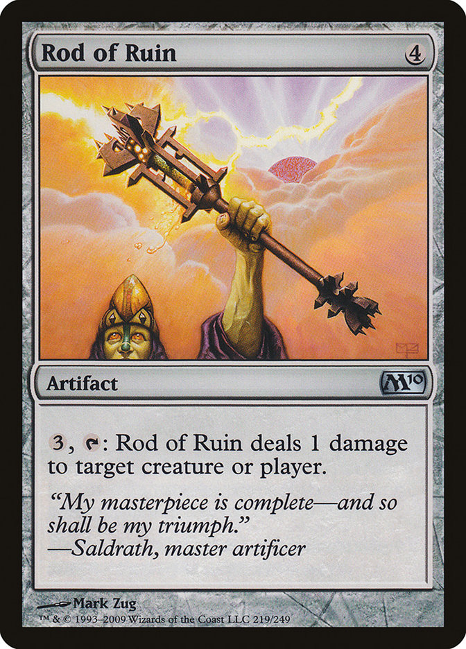 Rod of Ruin [Magic 2010] | Golgari Games