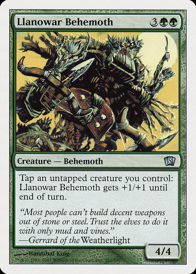 Llanowar Behemoth [Eighth Edition] | Local Legends