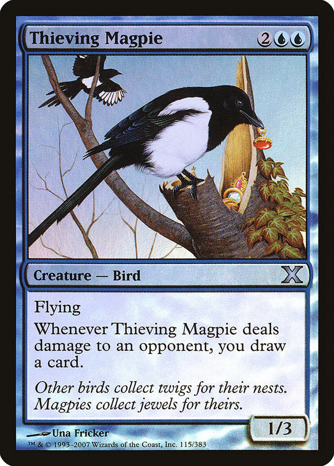 Thieving Magpie (Premium Foil) [Tenth Edition] | Local Legends