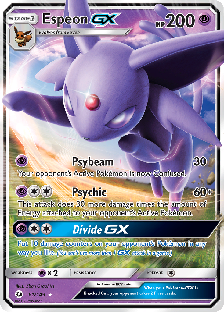 Espeon GX (61/149) [Sun & Moon: Base Set] | Golgari Games