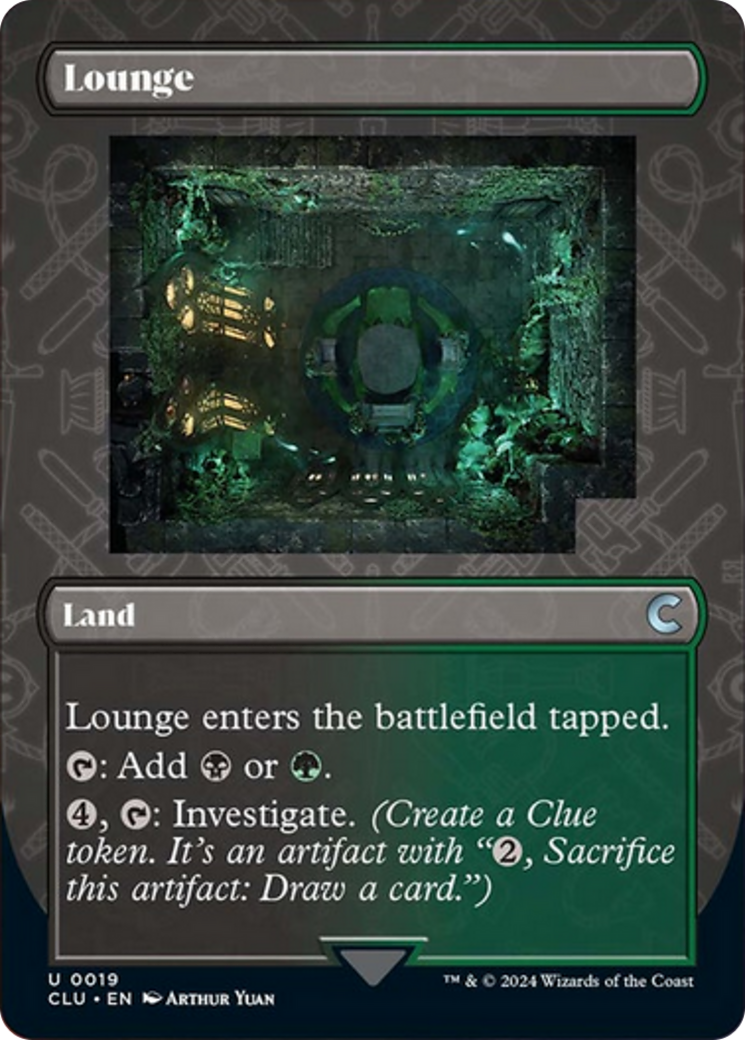 Lounge (Borderless) [Ravnica: Clue Edition] | Local Legends