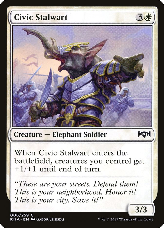 Civic Stalwart [Ravnica Allegiance] | Local Legends