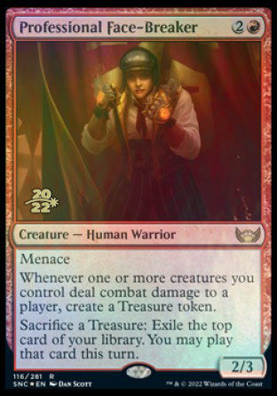 Professional Face-Breaker [Streets of New Capenna Prerelease Promos] | Local Legends