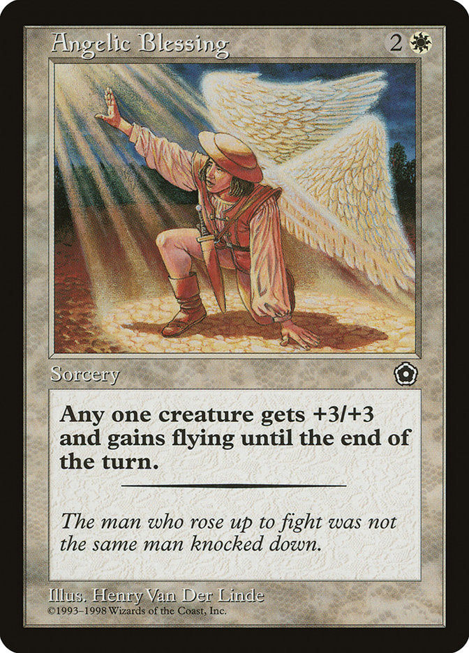 Angelic Blessing [Portal Second Age] | Golgari Games