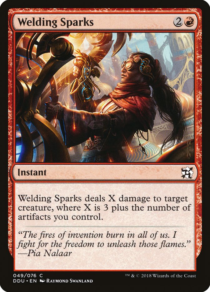 Welding Sparks [Duel Decks: Elves vs. Inventors] | Golgari Games