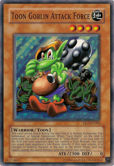 Toon Goblin Attack Force [DL7-EN001] Super Rare | Golgari Games