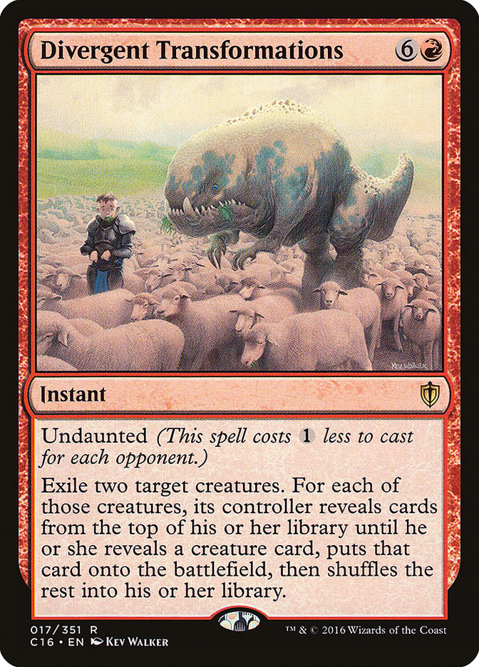 Divergent Transformations [Commander 2016] | Local Legends